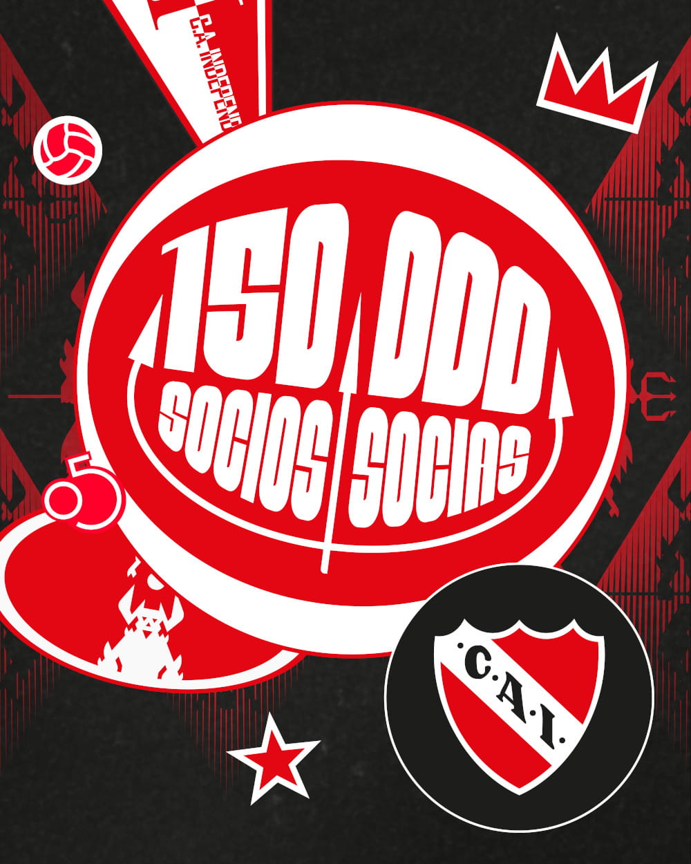 150.000 Socios